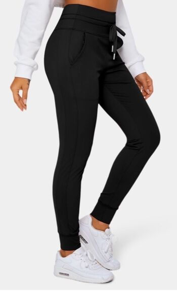 Halara Black 4-Way Stretch Breathable Jogger Pants Women's XS - Picture 5 of 8